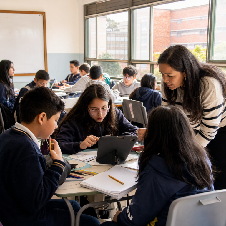 Bogotá lleva tecnología, pedagogía y datos a sus colegios públicos.