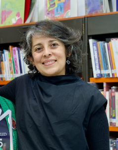 Andrea Victorino, directora de Lectura y Bibliotecas de la SCRD y BibloRed